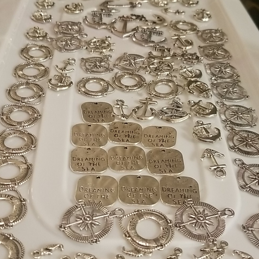 Nautical Silver Charm Assortment - Dreaming of the Sea
